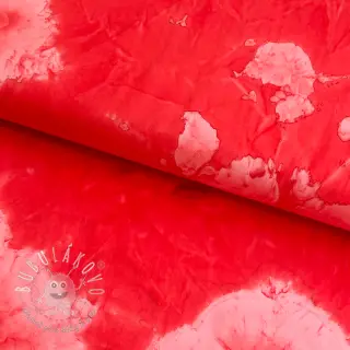Viskóza Marble marmor red