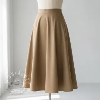Bavlnená látka TWILL Mango sand