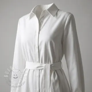 Bavlnená látka TWILL Mango white