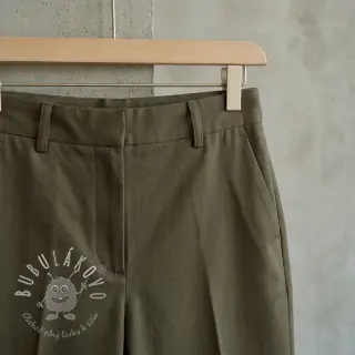 Bavlnená látka TWILL Mango olive green