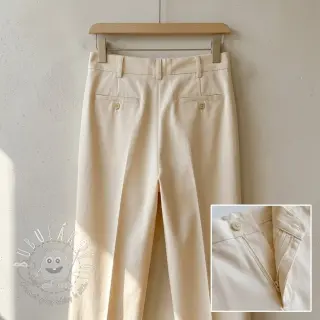 Bavlnená látka TWILL Mango ecru