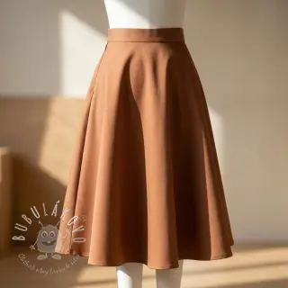 Bavlnená látka TWILL Mango cognac