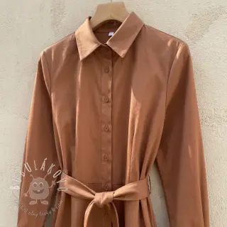 Bavlnená látka TWILL Mango cognac