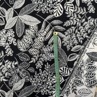 Dekoračná látka jacquard Valerian allover noir
