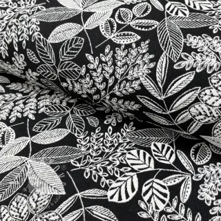 Dekoračná látka jacquard Valerian allover noir