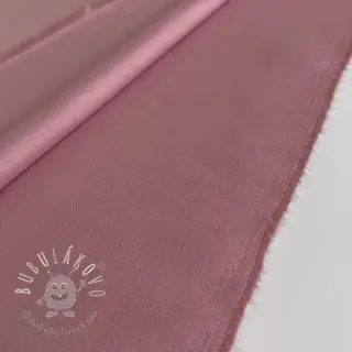 Viskóza s ľanom BUBBLY old pink