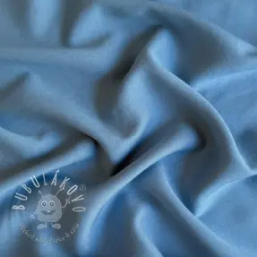Viskóza s ľanom BUBBLY old blue