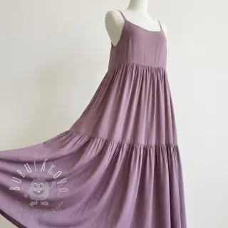 Viskóza s ľanom BUBBLY lavender