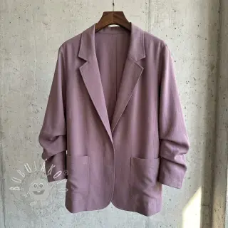 Viskóza s ľanom BUBBLY lavender