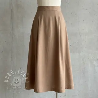 Viskóza s ľanom BUBBLY taupe