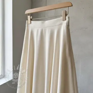 Viskóza s ľanom BUBBLY off white