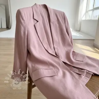 Viskóza s ľanom BUBBLY lilac