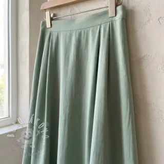 Viskóza s ľanom BUBBLY light mint