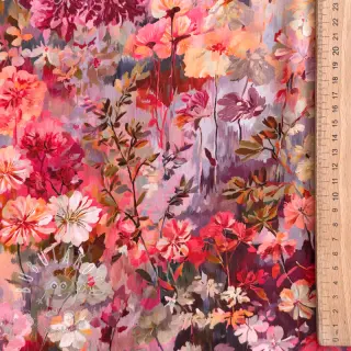 Viskóza RAYON POPLIN Blossoms design A