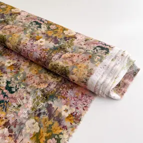Viskóza RAYON POPLIN Blossoms design B