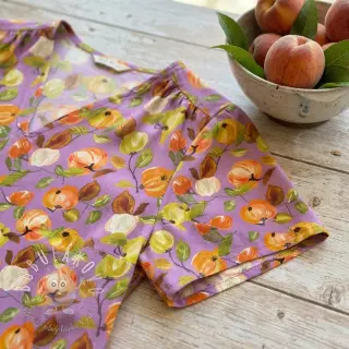 Viskóza RAYON POPLIN Fruity design C