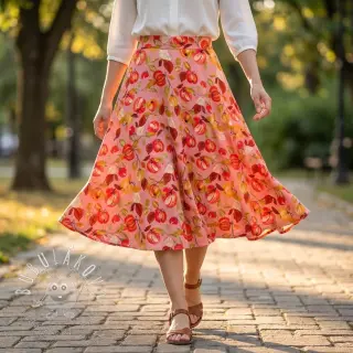 Viskóza RAYON POPLIN Fruity design B