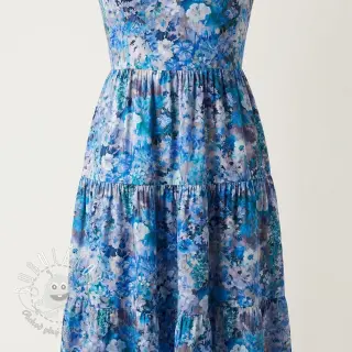 Viskóza RAYON POPLIN Blossoms design C