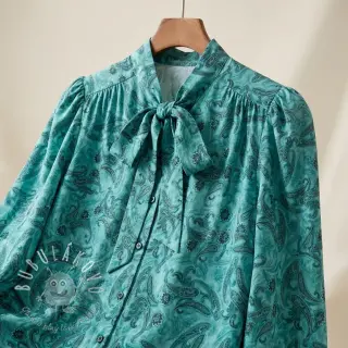 Viskóza RAYON POPLIN Paisley design C