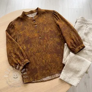 Viskóza RAYON POPLIN Flow design C