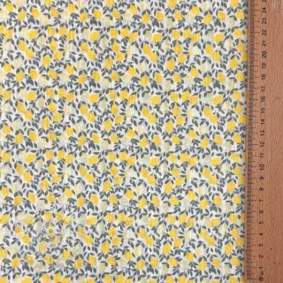 Bavlnená látka DOBBY Lemons digital print