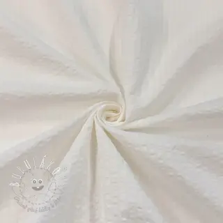 Bavlnená látka BUBBLE ecru