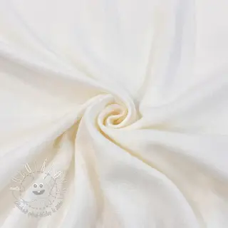 Viskóza s ľanom WASHED ecru