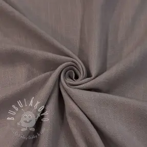 Viskóza s ľanom WASHED taupe