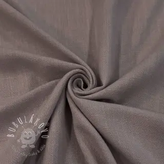 Viskóza s ľanom WASHED taupe