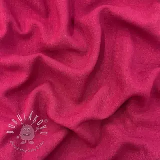 Viskóza s ľanom WASHED berry