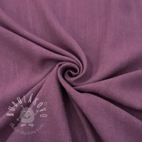 Viskóza s ľanom WASHED mauve
