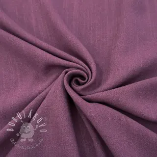 Viskóza s ľanom WASHED mauve
