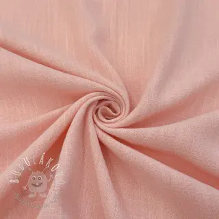 Viskóza s ľanom WASHED salmon