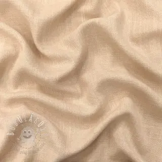 Viskóza s ľanom WASHED beige