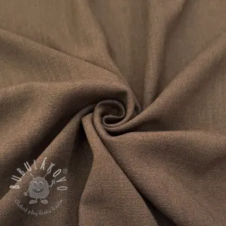 Viskóza s ľanom WASHED light brown
