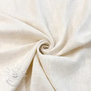 Viskóza s ľanom WASHED light beige