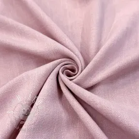 Viskóza s ľanom WASHED old rose