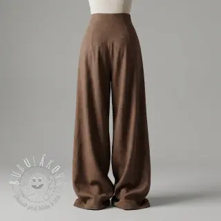 Viskóza s ľanom WASHED light brown