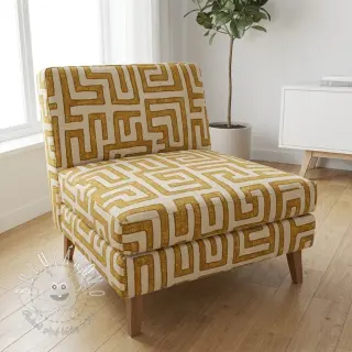 Dekoračná látka RAFFIA ocre
