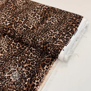 Viskóza RADIANCE Skinny brown digital print