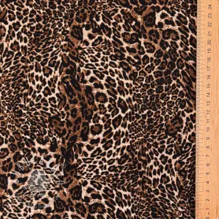 Viskóza RADIANCE Skinny brown digital print