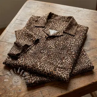 Viskóza RADIANCE Skinny brown digital print
