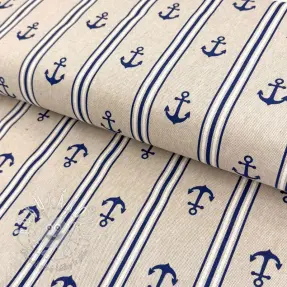 Dekoračná látka Linenlook Stripe Maritime