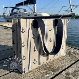 Dekoračná látka Linenlook Stripe Maritime