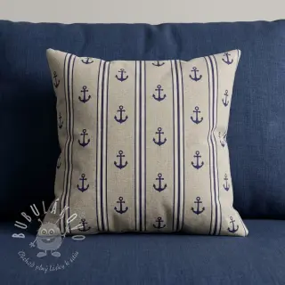 Dekoračná látka Linenlook Stripe Maritime