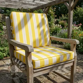 Dekoračná látka OUTDOOR PREMIUM Stripe yellow