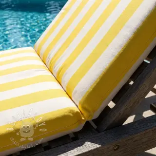Dekoračná látka OUTDOOR PREMIUM Stripe yellow