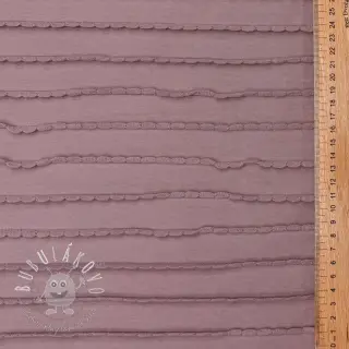 Úplet RUFFLES mauve
