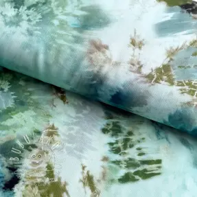 Viskóza TWILL Messy TIE DYE design A
