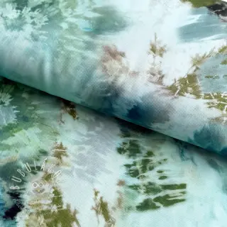 Viskóza TWILL Messy TIE DYE design A